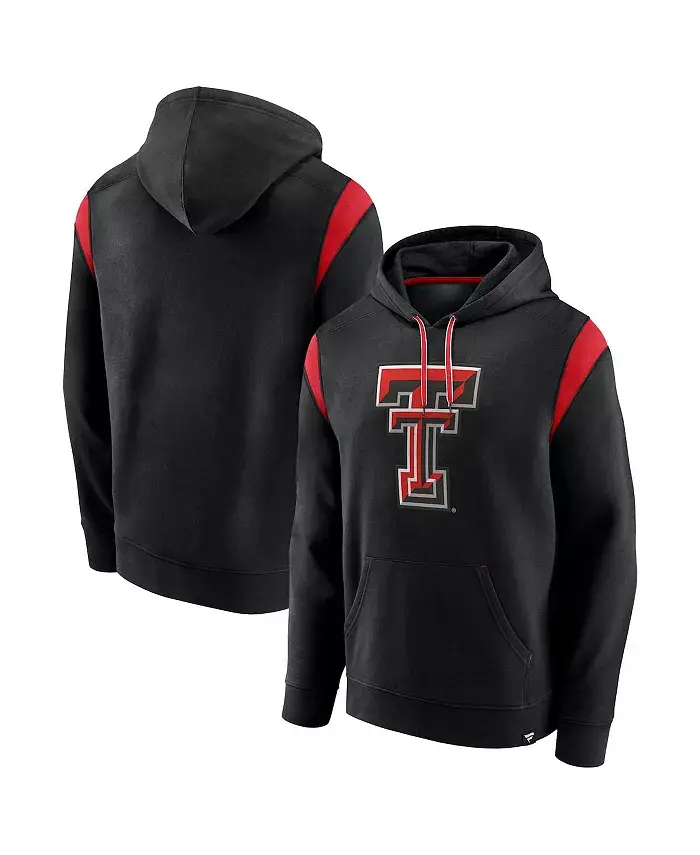 

Мужская черная толстовка с капюшоном Texas Tech Red Raiders Gym Rat Fanatics