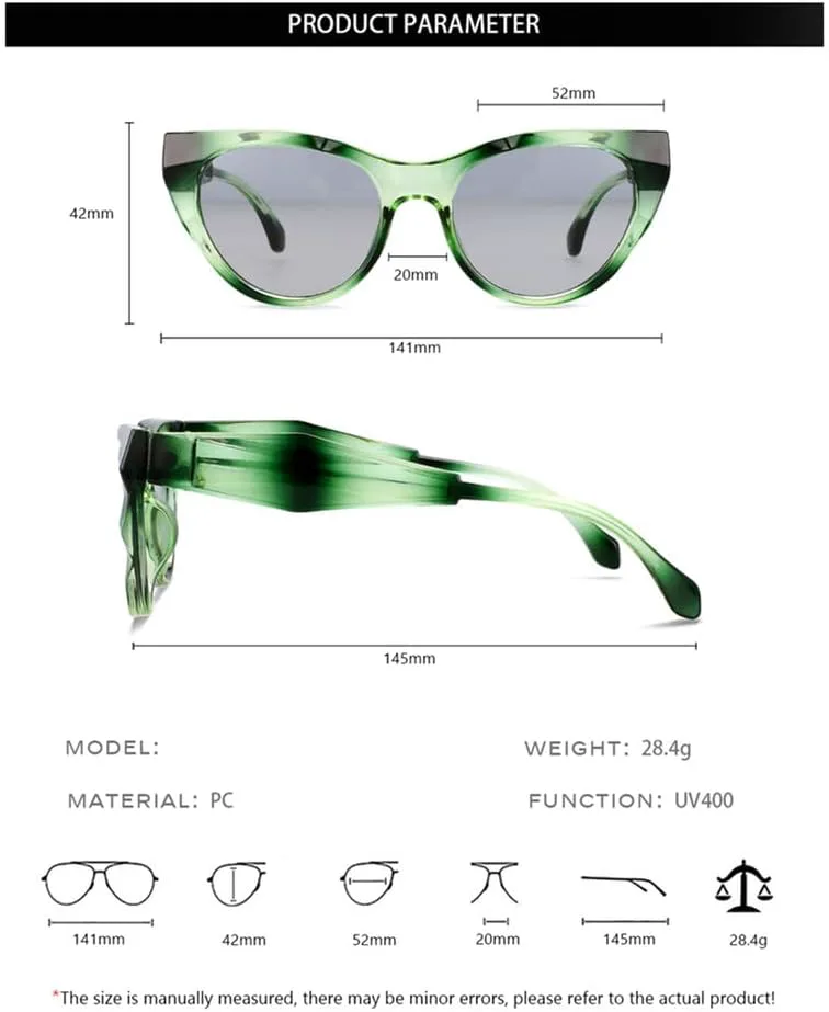 

Женские солнцезащитные очки в стиле ретро, ​​мужские солнцезащитные очки, женские очки с защитой от УФ-излучения UV400 и зеркальными линзами generic, Blackgray