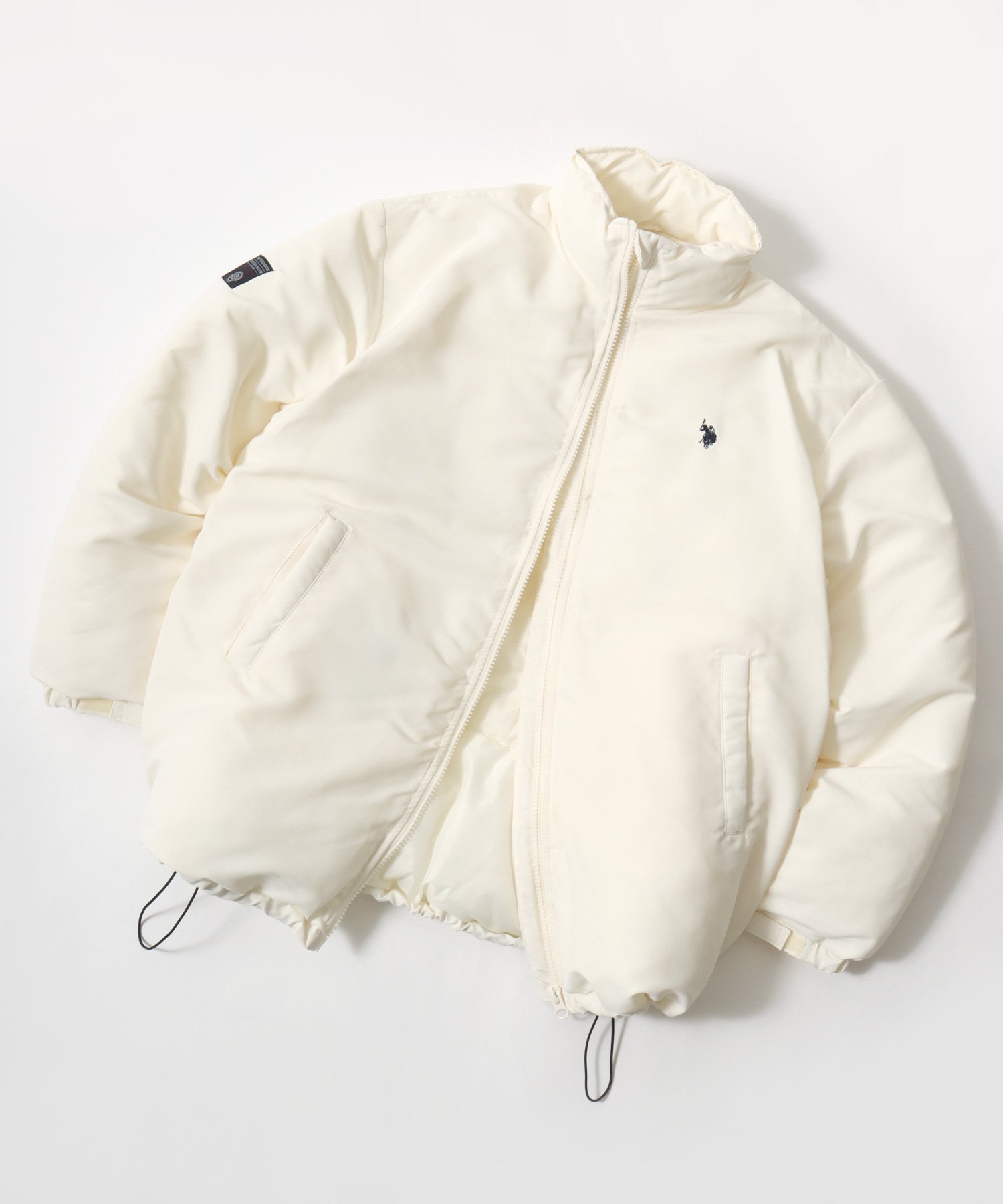 Утепленная куртка US POLO ASSN. 7-го уровня, свободного кроя, с наполнителем из пуха, для мужчин и женщин. U.S. Polo Assn., ivory — фото 3