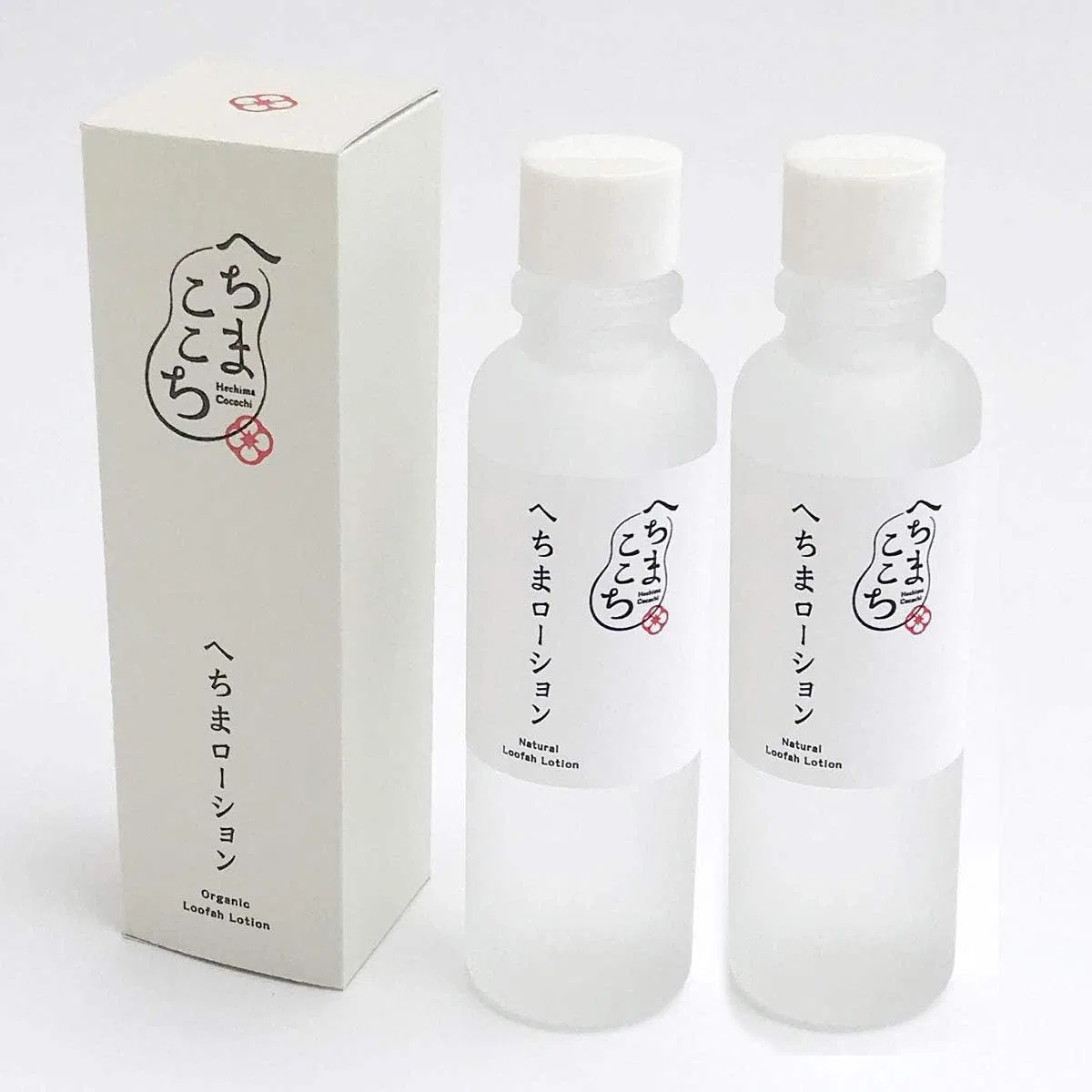 Лосьон для тела из люффы Hechima Sangyo Co., Ltd, 120 мл x 2, без отдушки