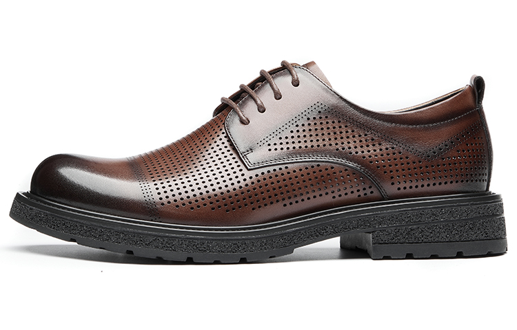 

ST&SAT Мужские туфли для костюма низкие коричневые/черные, цвет Brown