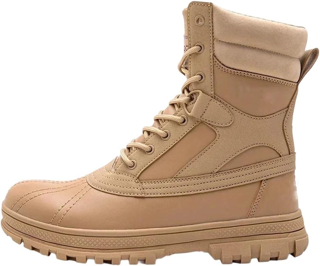 

Мужские походные кроссовки больших размеров с высокой щиколоткой, водонепроницаемые, для прогулок и скалолазания Generic, хаки