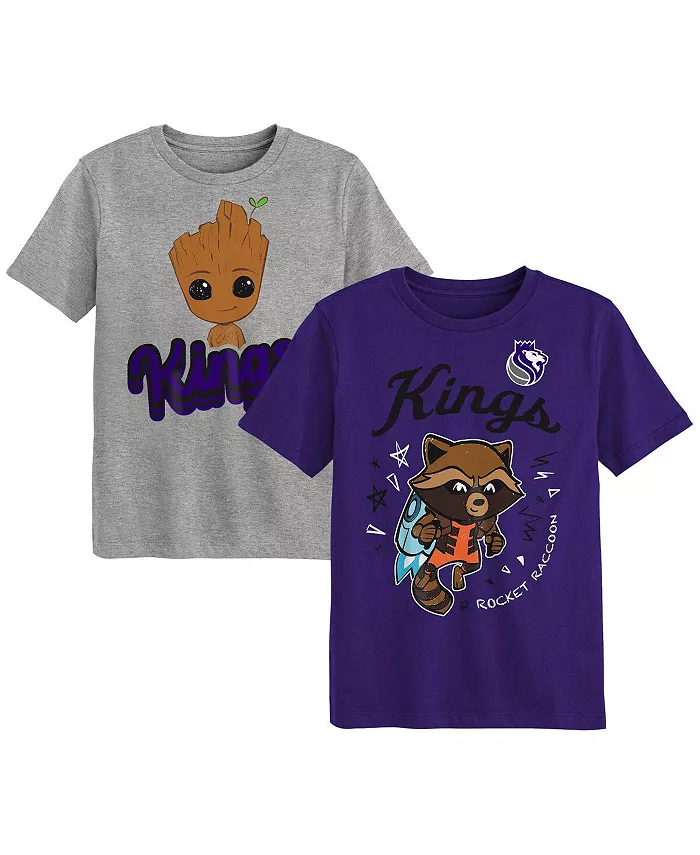 Детский набор из 2 футболок Sacramento Kings Guardians Of The Galaxy Outerstuff