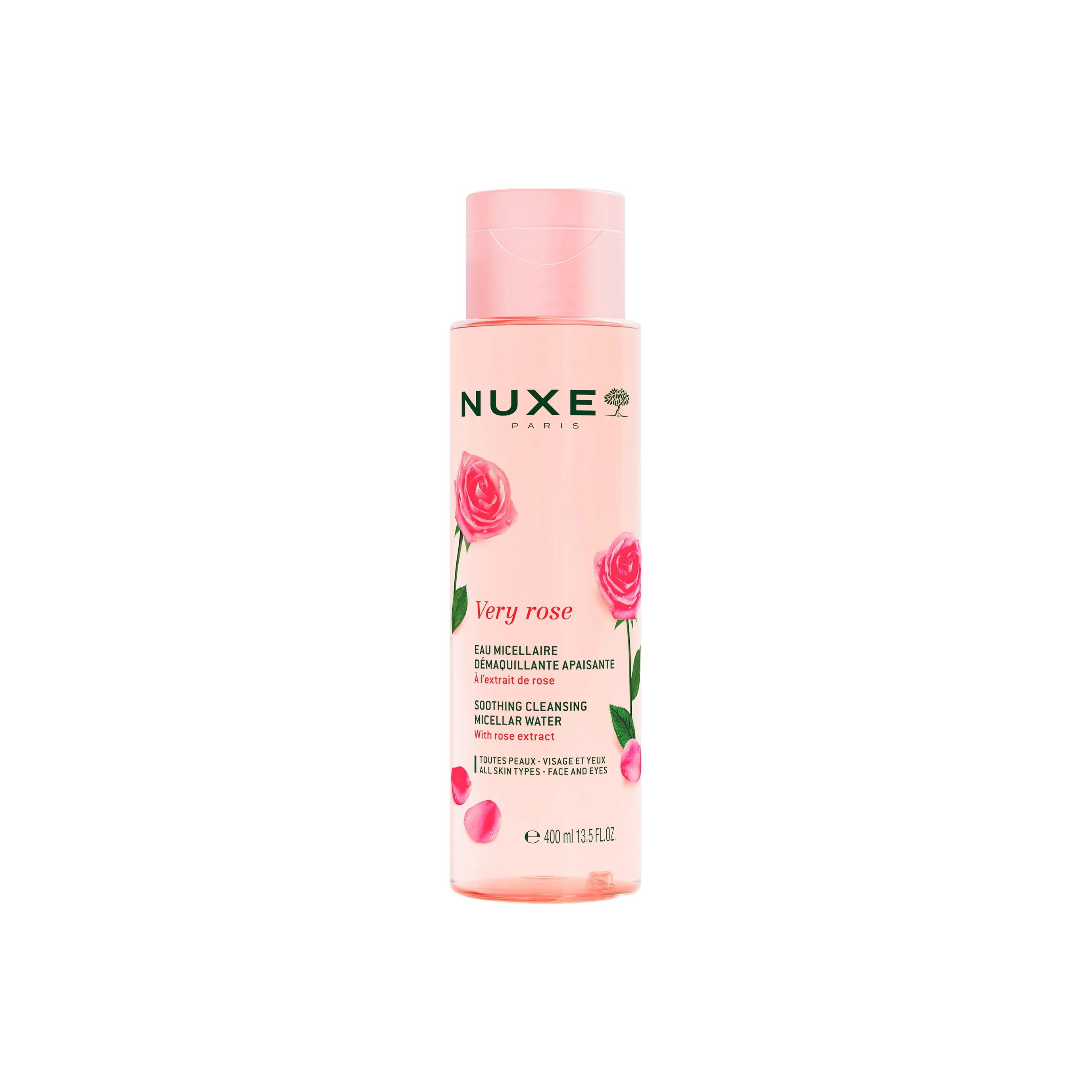Nuxe Очищающее средство для снятия макияжа Rose Soothing, освежающее, нежное и очищающее, 100 мл/200 мл/400 мл/750 мл — фото 4