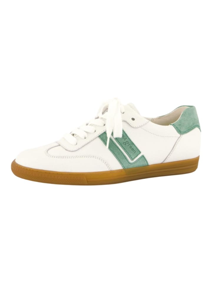 Кроссовки на шнуровке Paul Green Sneaker, цвет Weiß/Grün