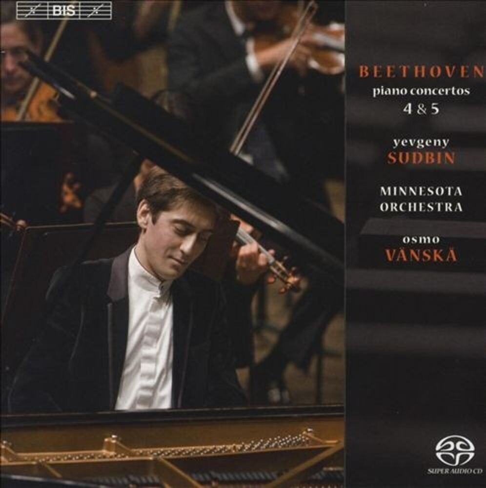 

Диск CD Beethoven: Piano Concertos Nos. 4 & 5 [SACD] - Ludwig van Beethoven, Yevgeny Sudbin, Minnesota Orchestra, Osmo Vänskä