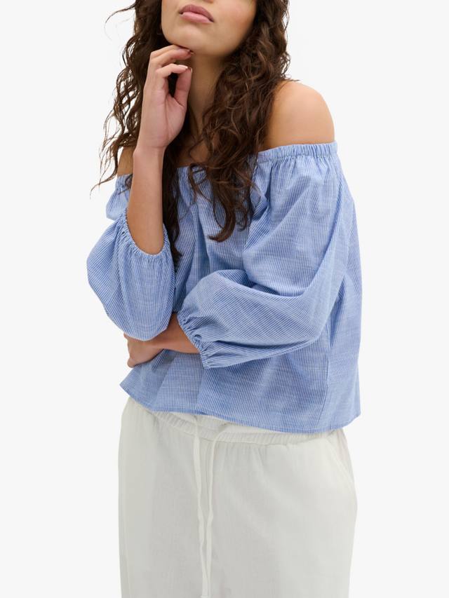 

Блузка Skye из хлопка MY ESSENTIAL WARDROBE, Mid Blue