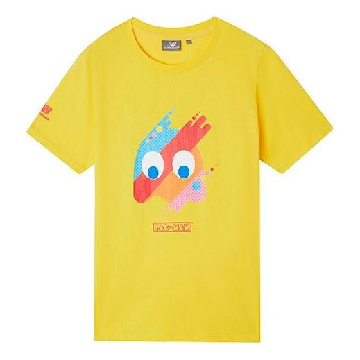 

Футболка New Balance x Pacman Unisex Pac-Man Co-branded Print Yellow, желтый