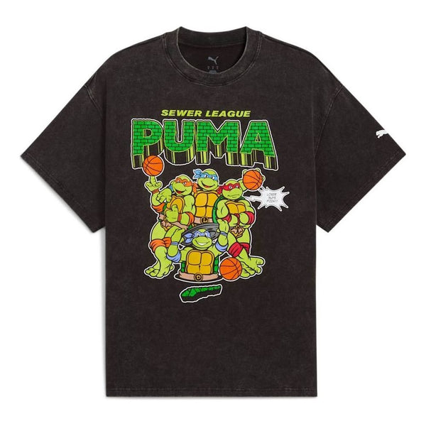 

Футболка x tmnt basketball t-shirt Puma, черный