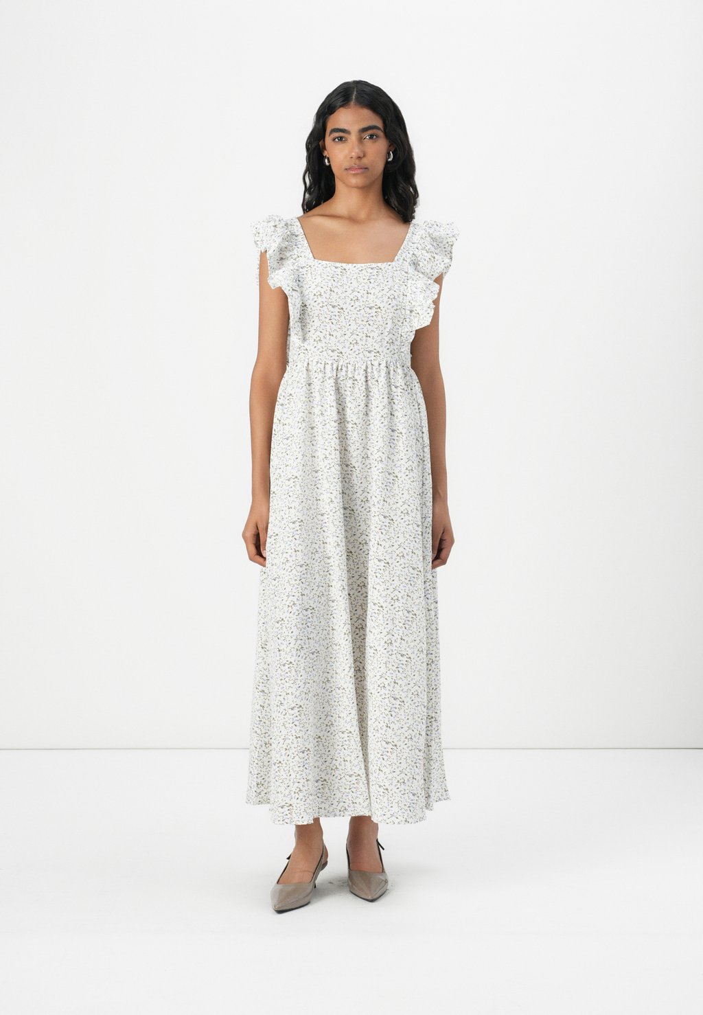 

Платье макси VMVIOLA FRILL MIDI DRESS Vero Moda, белый