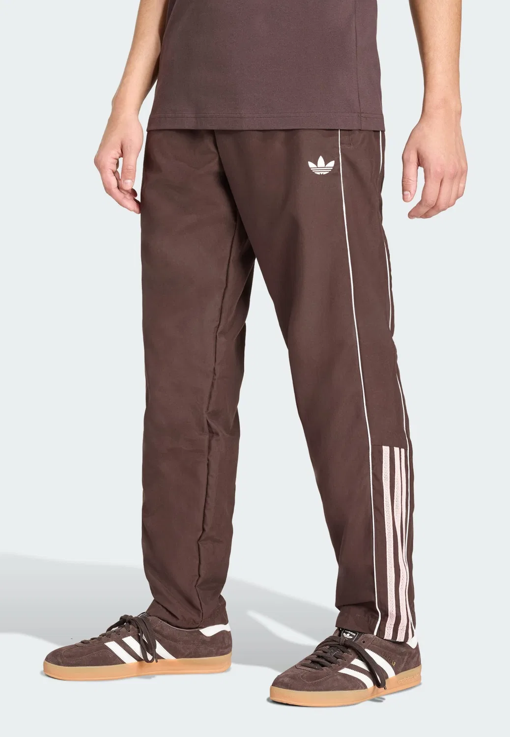 Брюки Adidas Originals Regular, коричневый — фото 2