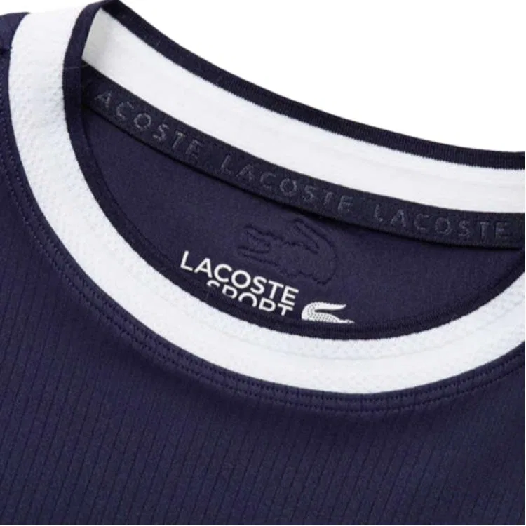 Футболка LACOSTE Regular T Shirt, Navy Blue — фото 4