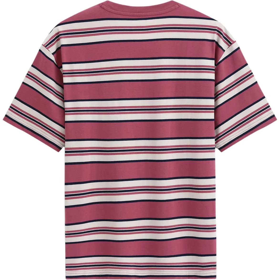 Футболка унисекс с круглым вырезом GAP, Rose Red Stripes — фото 3