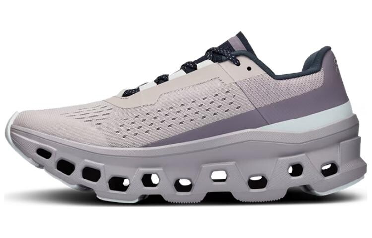 

Кроссовки On Women's CloudmOnster 'Pearl Arctic', серый