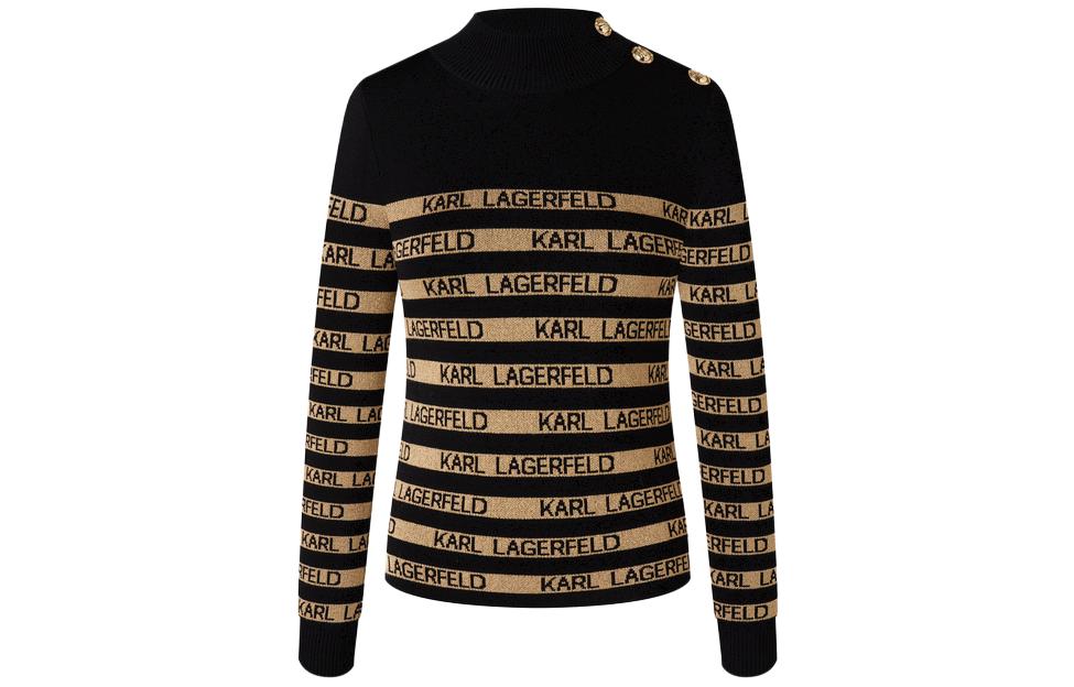 

KARL LAGERFELD Трикотаж Женский Черный Золотой KARL LAGERFELD / Karl Lagerfeld Jeans