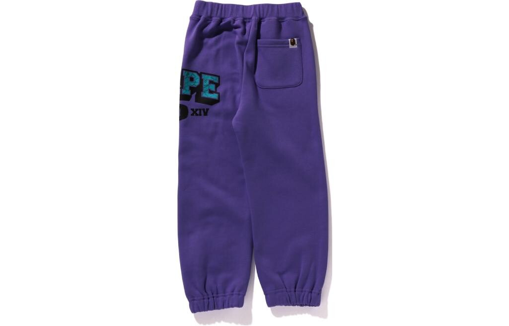 Детские трикотажные спортивные штаны A Bathing Ape, темно-синий — фото 2