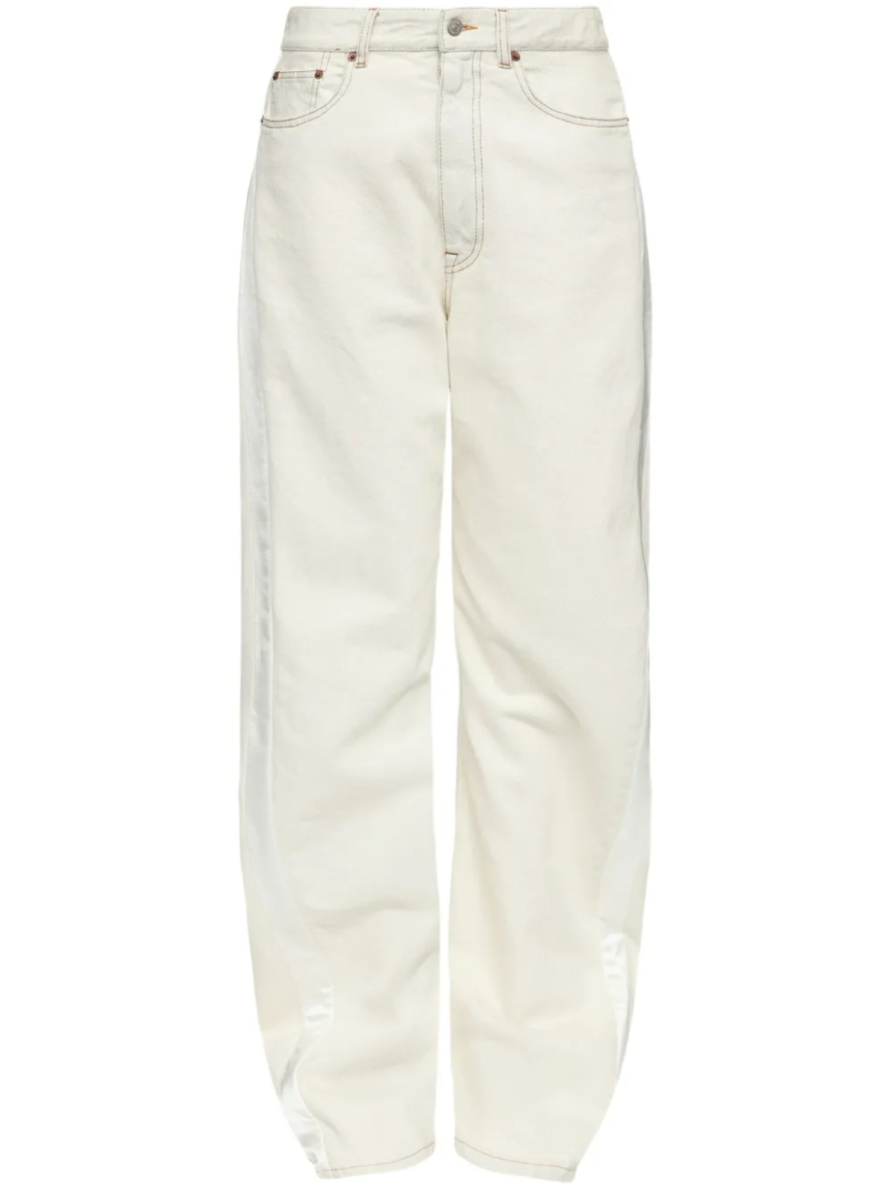 

Джинсы с пятью карманами MM6 Maison Margiela, белый