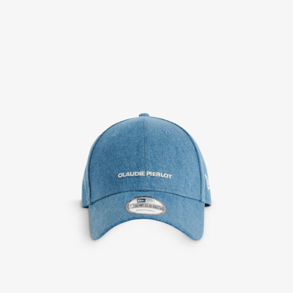 

Тканая кепка Claudie Pierlot x New Era с вышитым логотипом Claudie Pierlot, цвет denim - jean