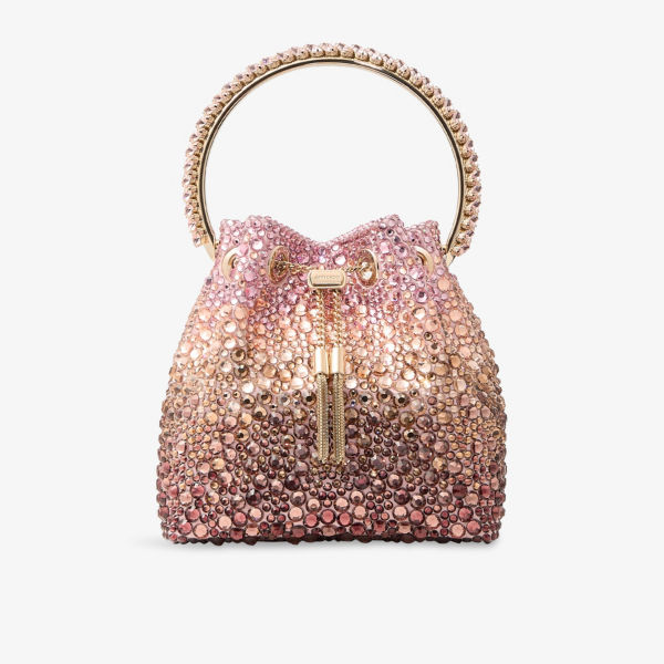 

Сумка Bon Bon с верхней ручкой из сатина Jimmy Choo, мультиколор