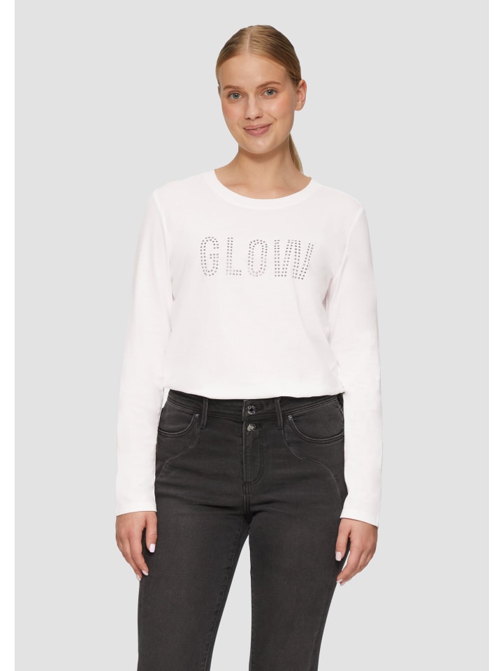 

Футболка s.Oliver T-Shirt langarm, кремовый