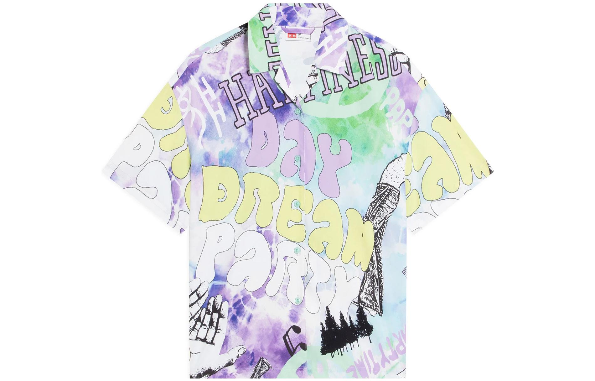 

Женская рубашка разноцветная LiNing, мультиколор