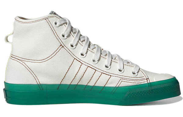 Кроссовки оригиналы nizza hi rf Adidas, белый — фото 2