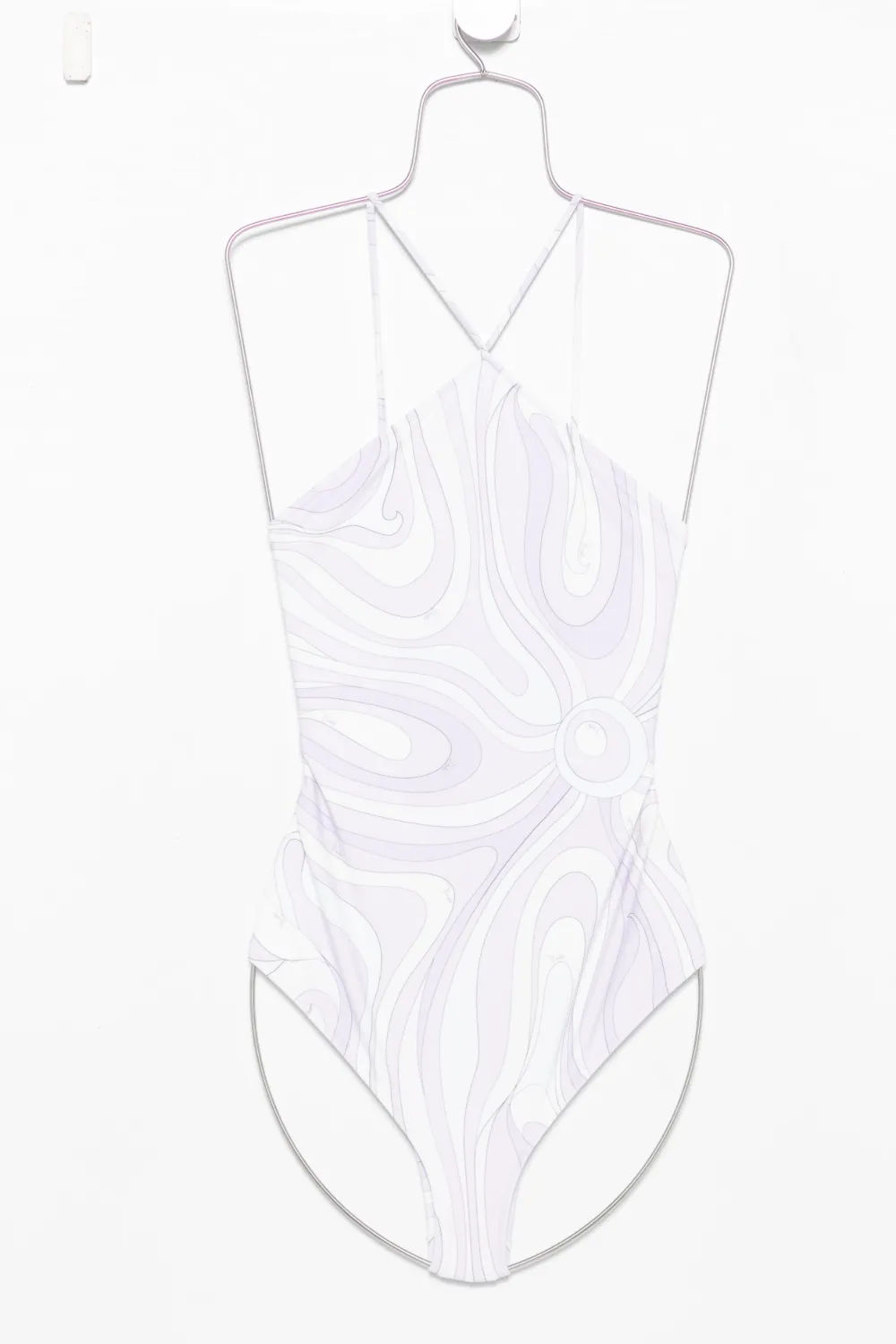 

Купальник с вырезом халтер Pucci, фиолетовый