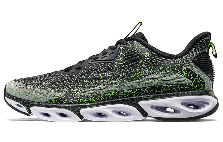 

Кроссовки мужские с низким верхом, черные/зеленые Xtep, Черный, Кроссовки мужские с низким верхом, черные/зеленые Xtep