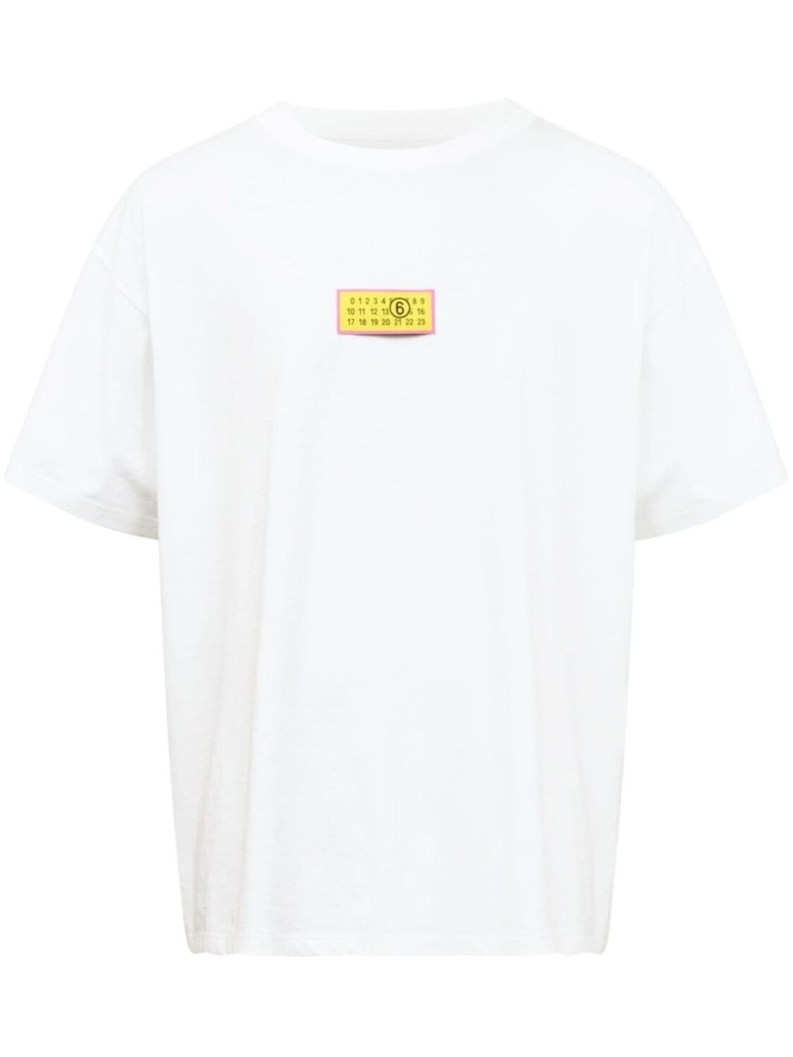 

MM6 Maison Margiela футболка с нашивкой, белый