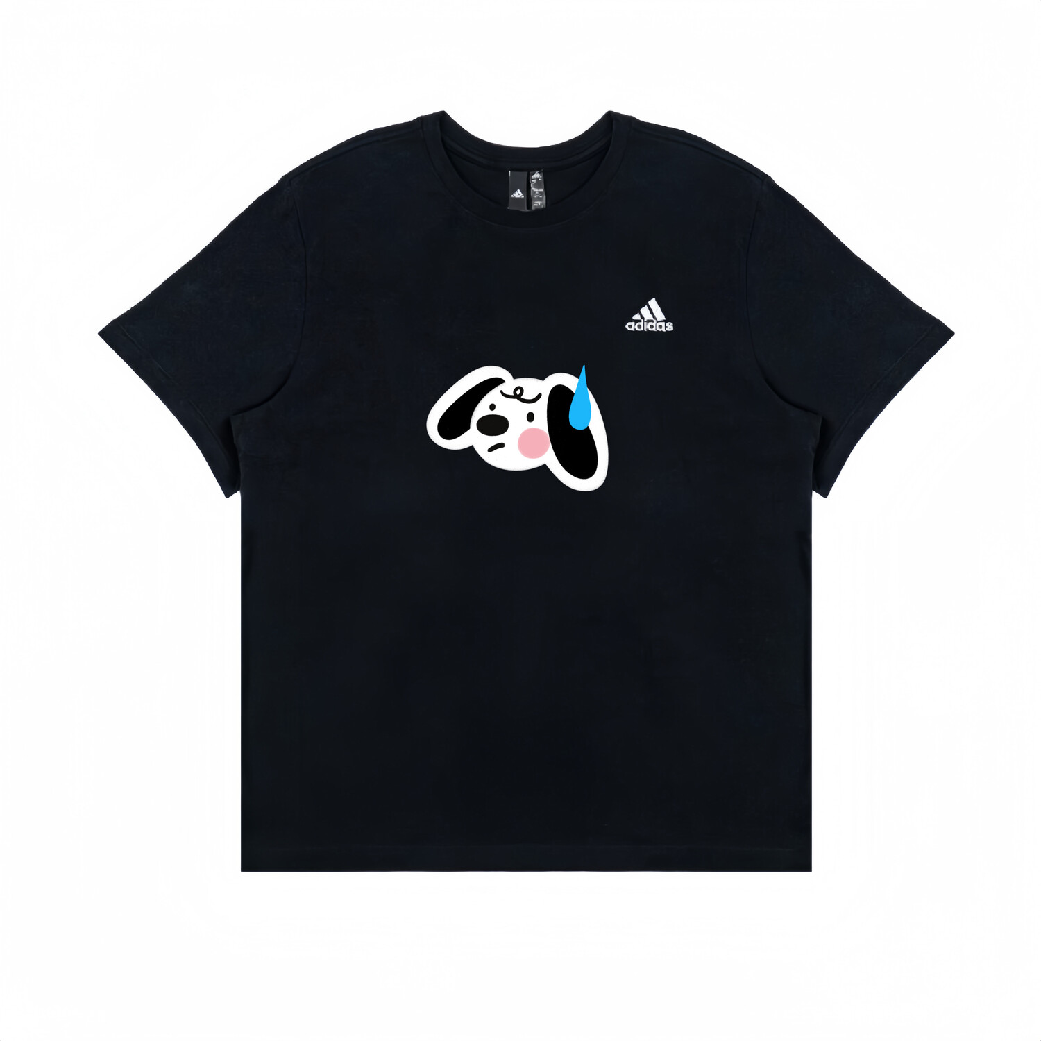 

Футболка унисекс черная Adidas, черный