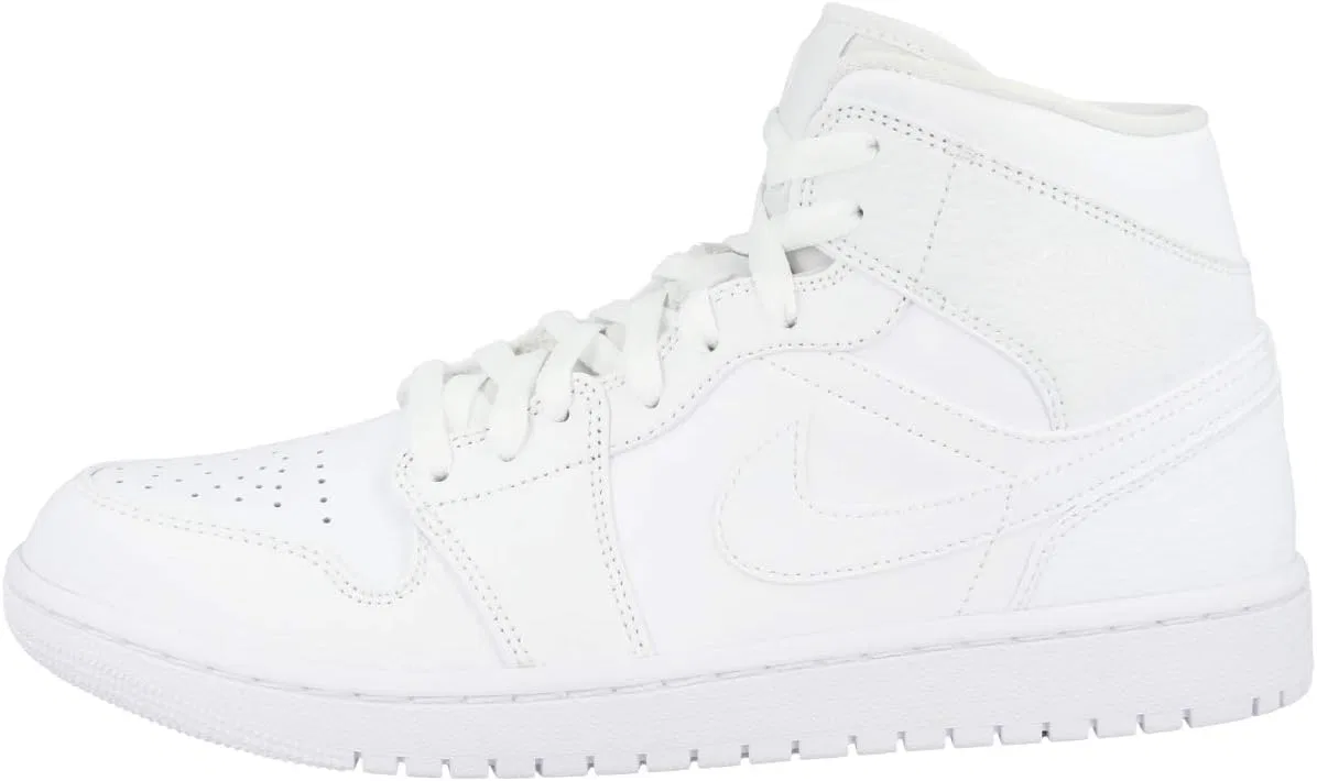 Мужские кроссовки Nike Air Jordan 1 Mid, белый — фото 2