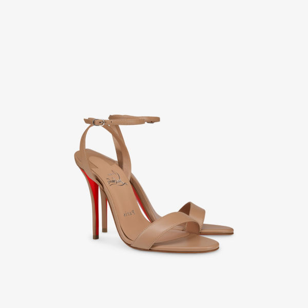 Сандалии Christian Louboutin Miss Z 100 из кожи, красный — фото 4