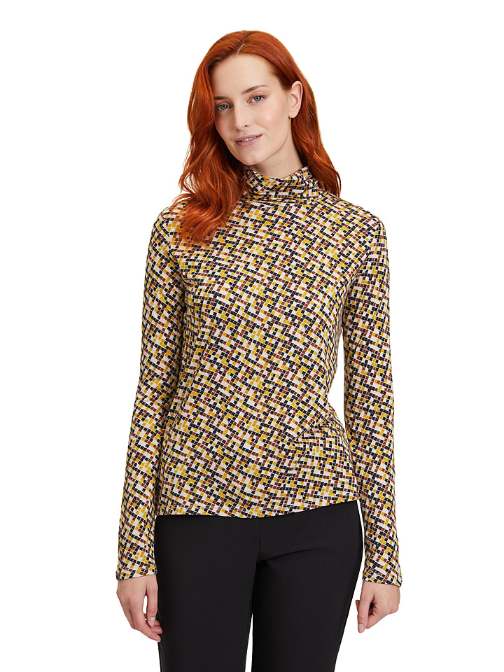 

Лонгслив Betty Barclay Longsleeve, цвет Schwarz/Gelb