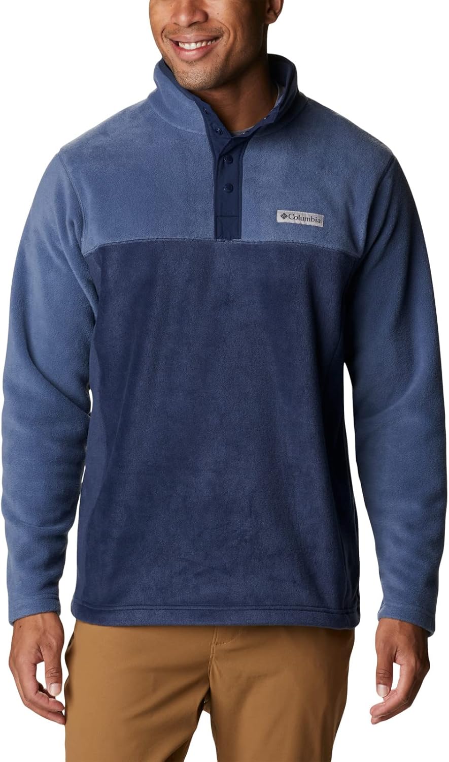 

Columbia мужская куртка Steens Mountain Half Snap, Collegiate Navy, Dark Mountain