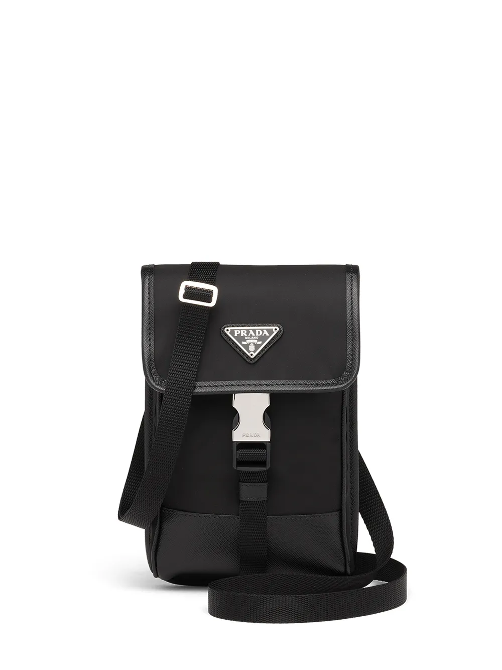 

Сумка через плечо с логотипом Prada, черный