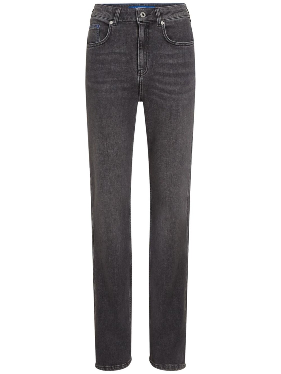 

Karl Lagerfeld Jeans прямые джинсы с завышенной талией, серый
