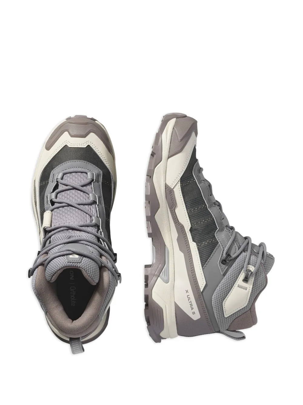 Кроссовки Gore-tex X ultra 5 Salomon, коричневый — фото 3