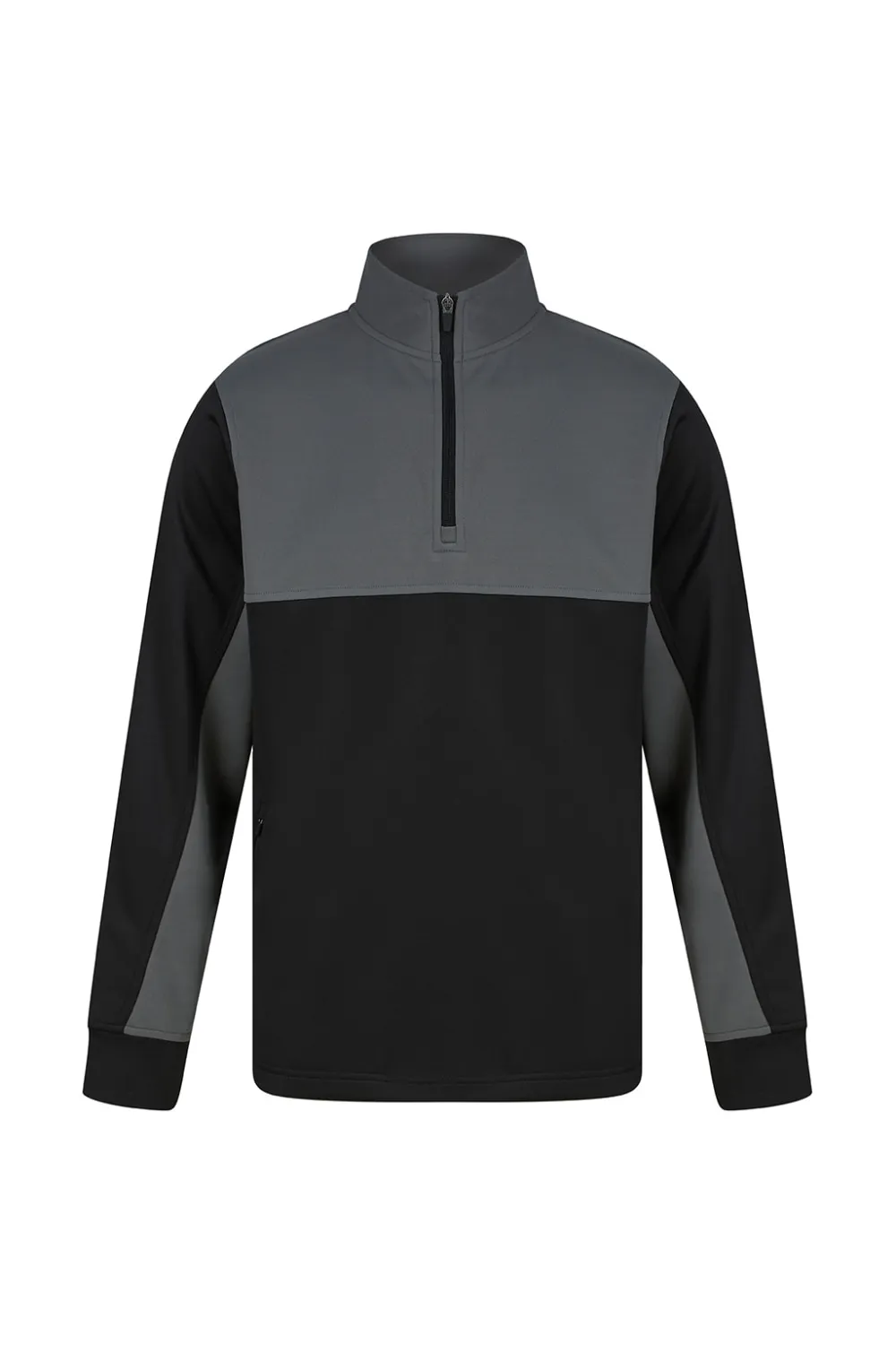 

Флисовый топ с молнией на четверть Finden & Hales, темно-синий