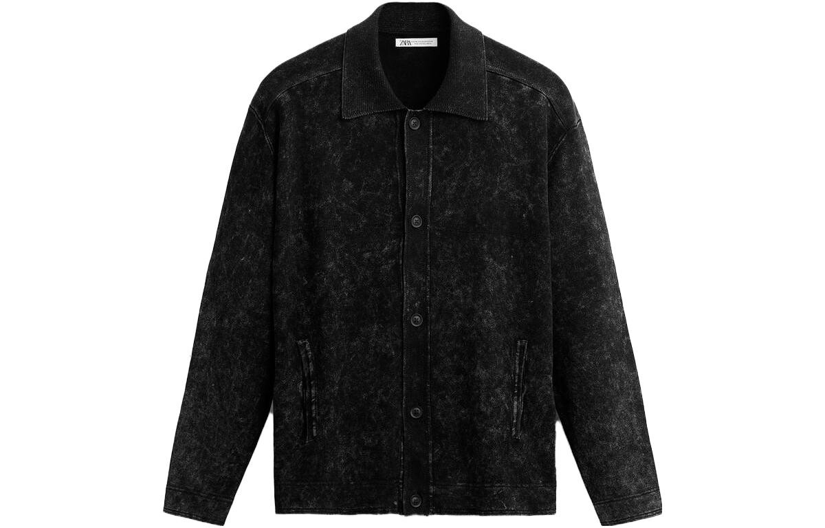 

Куртка мужская черная Zara, черный