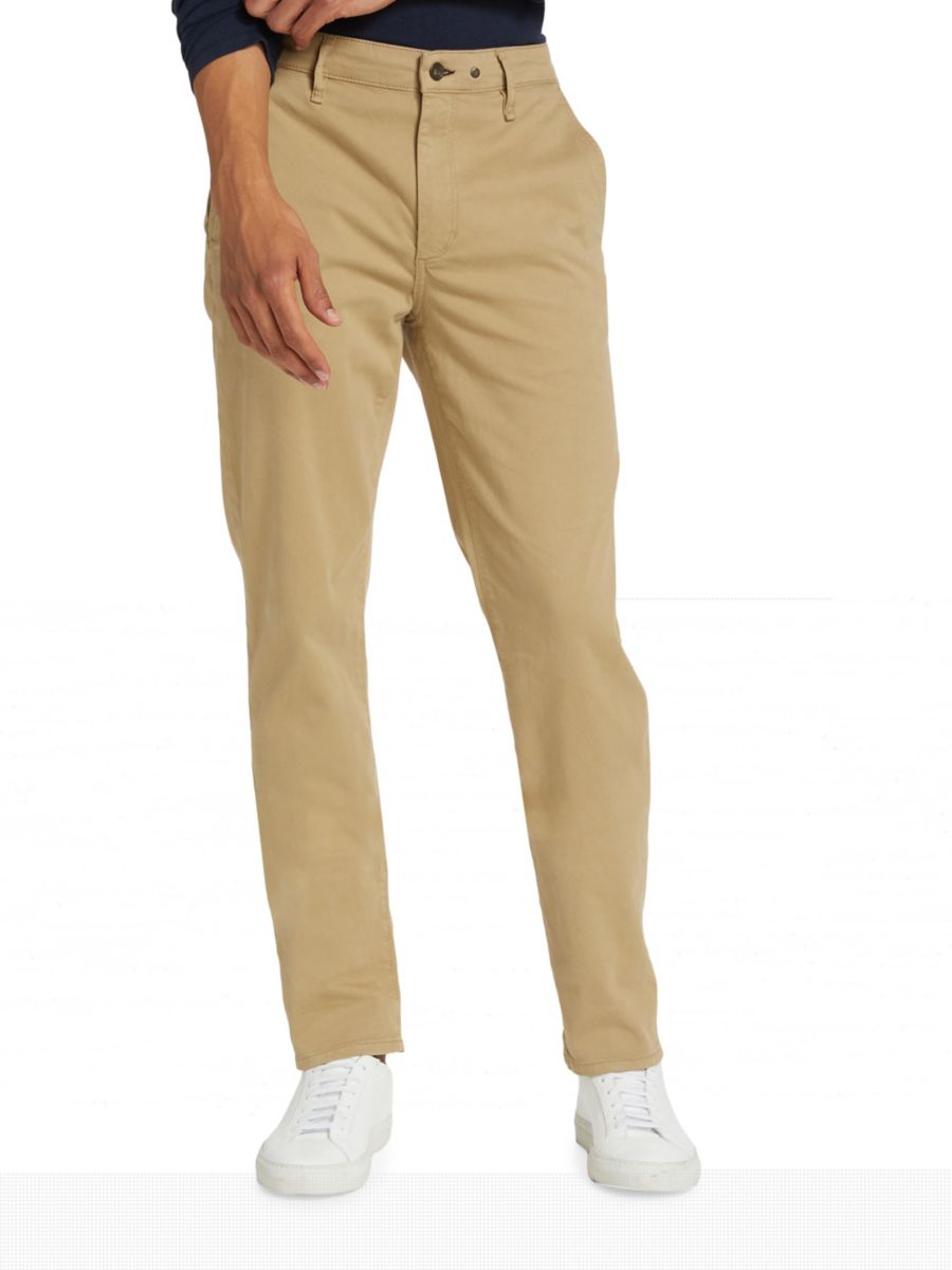 

Узкие брюки-чиносы из твила Fit 2 rag & bone, цвет Cornstalk