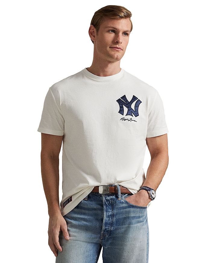 

Футболка с принтом Yankees Polo Ralph Lauren, белый