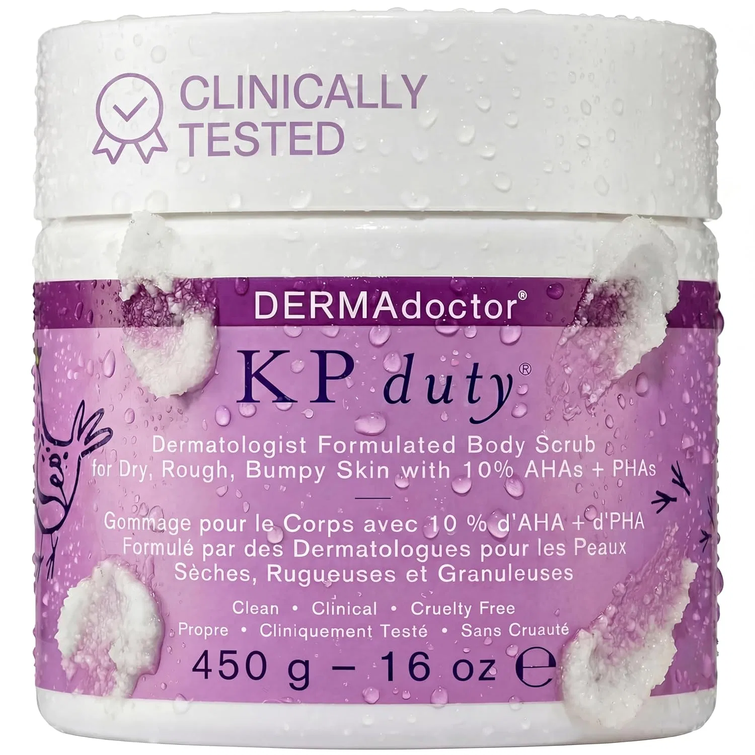 Скраб для тела DERMAdoctor KP Duty с 10% AHA + PHA Dermadoctor