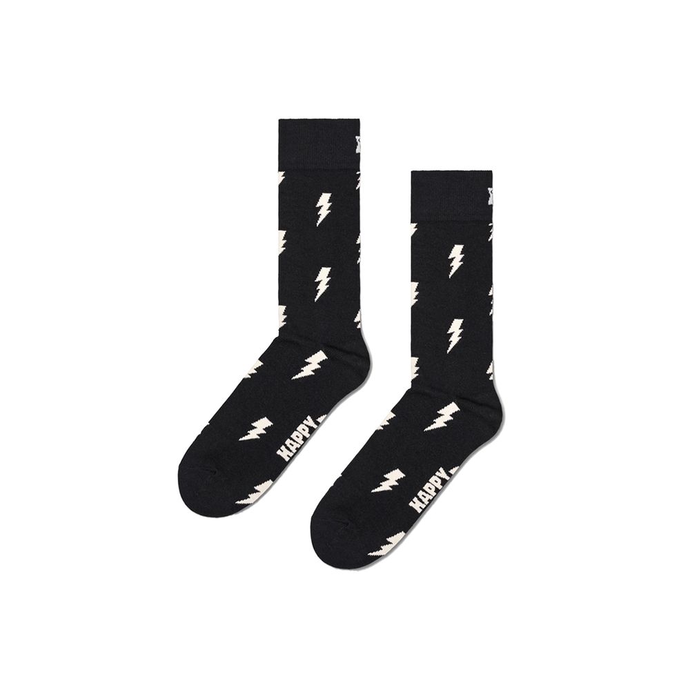 

Черный хлопковый носок Happy Socks