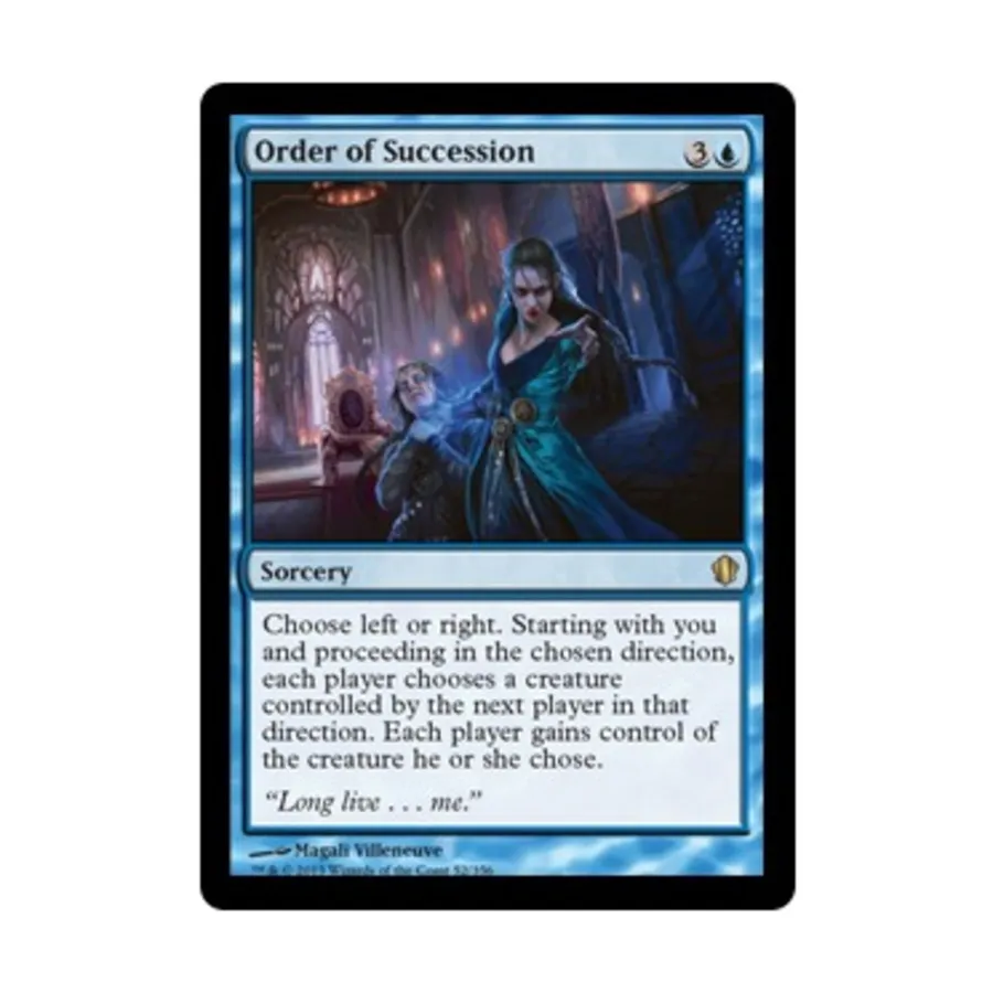 

CCG Порядок наследования (R), MTG - Commander 2013