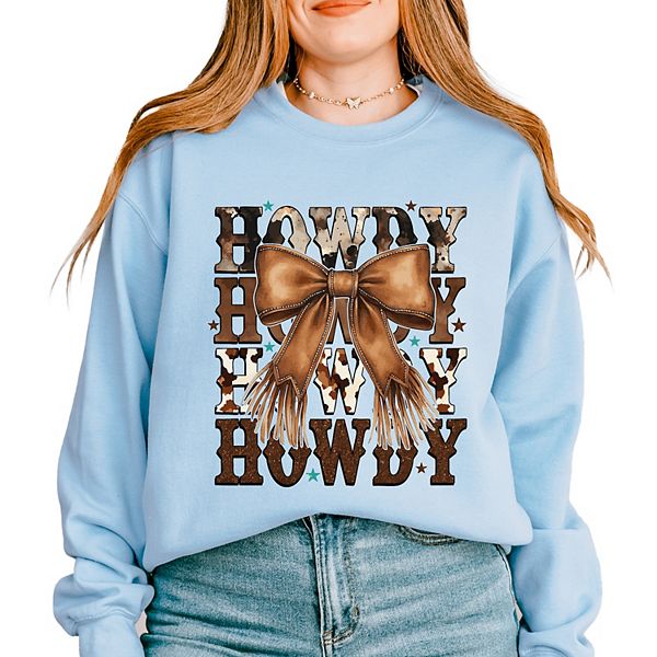 

Coquette howdy stacked - Женский графический свитшот Simply Sage Market, Light Blue, Зеленый, Coquette howdy stacked - Женский графический свитшот Simply Sage Market, Light Blue