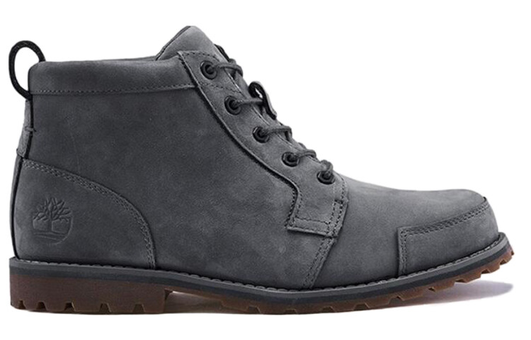Мужские ботинки Timberland Earthkeeper Original кожаные высокие, темно-серый — фото 2