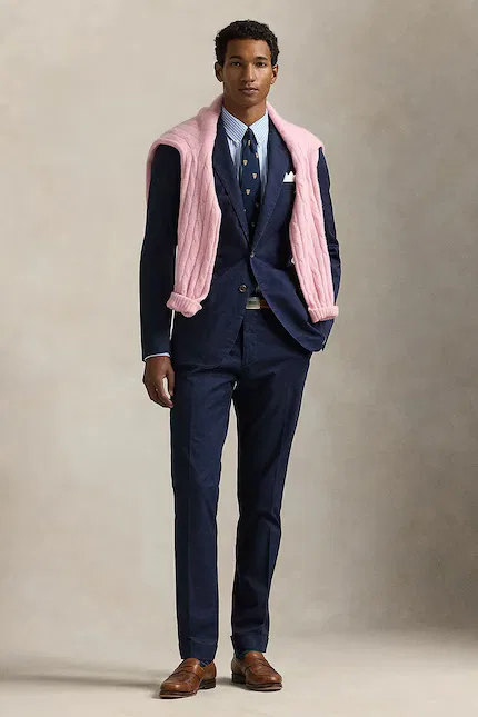 Чинос с эластаном Polo Ralph Lauren, синий