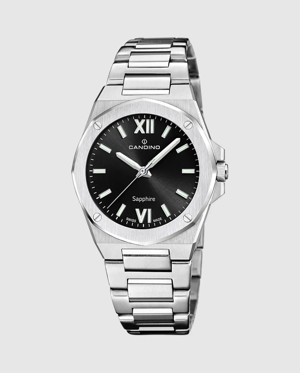

C4775/5 Женские часы Lady Elegance из серебристой стали Candino, серебряный