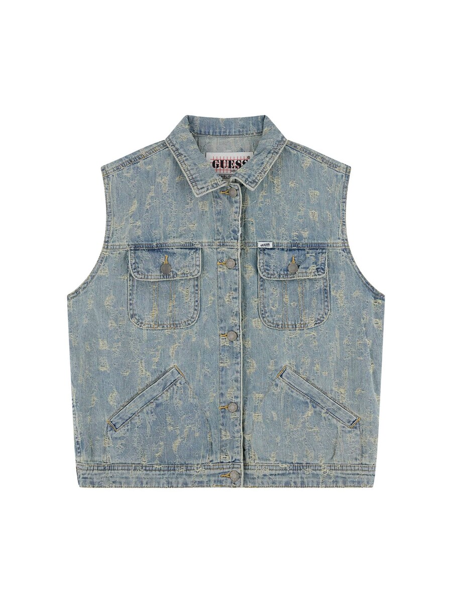 

Жилет GUESS Trucker, серый