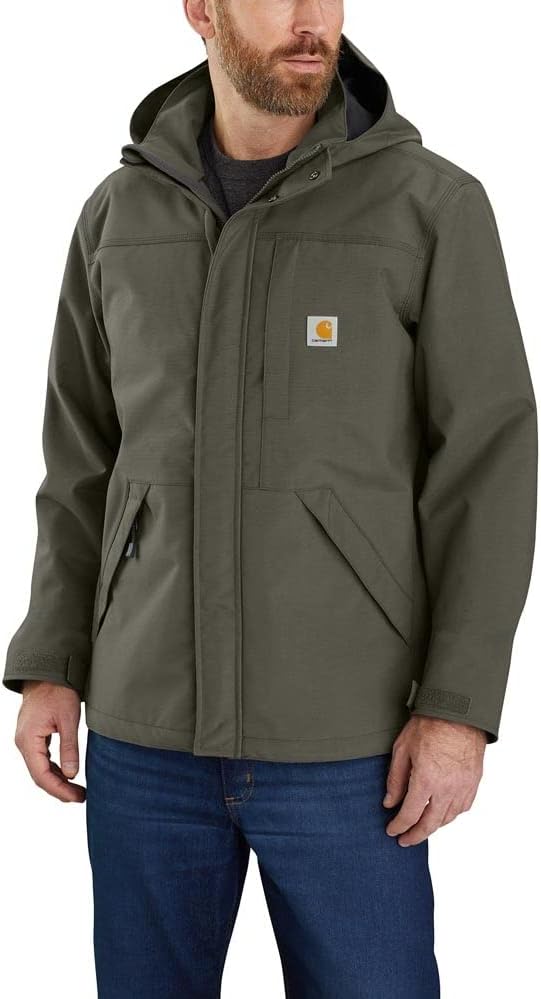 

Carhartt мужская куртка Storm Defender Loose Fit Heavyweight, Moss